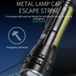 E-SMARTER P27 Pen Clip Strong Light Flashlight Laser Wick High Bright Side Light Outdoor Emergency Adventure Flashlight - Image 6