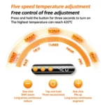 USB Digital Display Charging Soldering Iron Set 5-speed Temperature Adjustable - Image 8