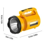 E-SMARTER 8W5205-2 Small Carrying Light With RGB Colorful Lamps Outdoor Cycling Searchlight - Image 3