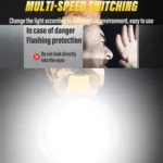 E-SMARTER 8W5205-2 Small Carrying Light With RGB Colorful Lamps Outdoor Cycling Searchlight - Image 10