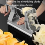 Multifunctional Rotary Potato Slicer Kitchen Hand Crank Slicing Tool - Image 8