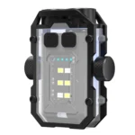 E-SMARTER YSD01PRO Mini Keychain Light Decompression Fingertip Gyro Bottom Magnetic Multi-Speed Adjustable Cap Clip Lights