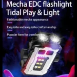 E-SMARTER YSD01PRO Mini Keychain Light Decompression Fingertip Gyro Bottom Magnetic Multi-Speed Adjustable Cap Clip Lights - Image 2