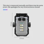 E-SMARTER YSD01PRO Mini Keychain Light Decompression Fingertip Gyro Bottom Magnetic Multi-Speed Adjustable Cap Clip Lights - Image 14