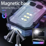 E-SMARTER YSD01PRO Mini Keychain Light Decompression Fingertip Gyro Bottom Magnetic Multi-Speed Adjustable Cap Clip Lights - Image 6
