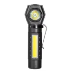 Aluminium Alloy USB Rechargeable COB Flashlight Strong Light Long Shot Headlamp LED Camping Light