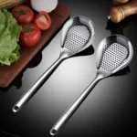 Household Stainless Steel Multifunctional Drainage Filter Spoon - Image 2