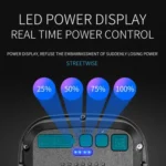 E-SMARTER W895-1 COB Portable Rechargeable Floodlight Work Light, Battery Not Included - Image 5