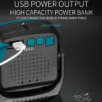 E-SMARTER W895-1 COB Portable Rechargeable Floodlight Work Light, Battery Not Included - Image 8