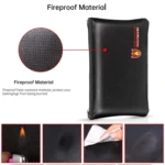 Fireproof Waterproof Document And Money Bag Cash Envelope For Jewelry Passport Valuables - Image 5