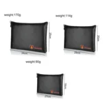Fireproof Waterproof Document And Money Bag Cash Envelope For Jewelry Passport Valuables - Image 6