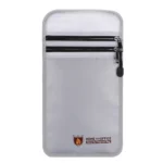 Double Zipper Pockets Fireproof Document Bag Valuables Storage Pouch - Image 3