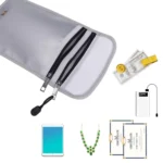 Double Zipper Pockets Fireproof Document Bag Valuables Storage Pouch - Image 5