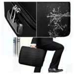 Fireproof and Waterproof Document Storage Bag Handbag with Password Lock - Image 5