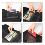 Fireproof and Waterproof Document Storage Bag Handbag with Password Lock - Image 6