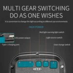 E-SMARTER W894-1 COB Magnetic Projector Work Light Emergency Portable Bright Flashlight - Image 5