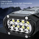 Strong Mini Key Light Magnetic LCD Electric Display Dual Light Tool Lamp - Image 4