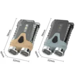E-SMARTER Portable LED Keychain Light Outdoor Camping Dual Lamp - Image 16
