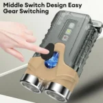 E-SMARTER Portable LED Keychain Light Outdoor Camping Dual Lamp - Image 3