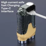 E-SMARTER Portable LED Keychain Light Outdoor Camping Dual Lamp - Image 8