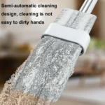Mini Hands-free Washing Multifunctional Mop 2-in-1 Glass Cleaner and Scraper - Image 4