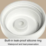 316 Stainless Steel Insulated Mug Portable Carry-On Dual Drink Coffee Cup With Straw - Image 5