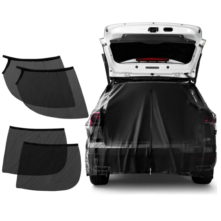 Car Rear Trunk Ventilation Shade Anti-mosquito Screen Cover