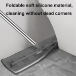 Soft Foldable Silicone Flat Mop Household Cleaning Tools - Image 3