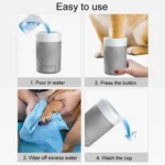 Pets Outdoor Portable Foot Wash Cup Dog Foot Cleaning And Grooming Tool - Image 9