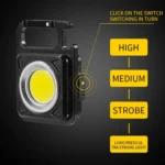 E-SMARTER W5134 Mini LED Glow Torch Strong Light Portable Keychain Light - Image 5