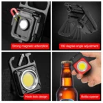 E-SMARTER W5134 Mini LED Glow Torch Strong Light Portable Keychain Light - Image 9