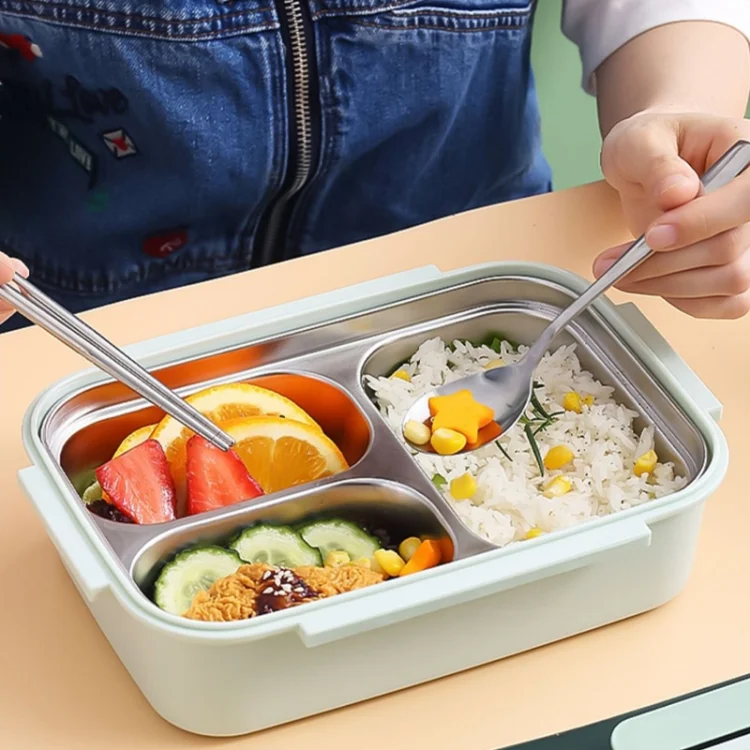 TBD06056025_B7.webp 316 Stainless Steel Insulated Lunch Box Children Portable Compartment Lunch Case - Image 8
