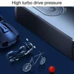 Car Portable Mini Digital Display High Power Multifunctional Inflatable Pump - Image 4