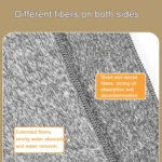 10pcs /Pack Thickened Bamboo Charcoal Fiber Dishcloth Kitchen Rag Scouring Pad - Image 3