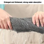 10pcs /Pack Thickened Bamboo Charcoal Fiber Dishcloth Kitchen Rag Scouring Pad - Image 5
