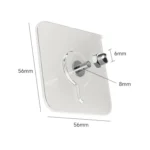 10pcs /Pack Transparent Seamless Strong Adhesive Screw Hooks Nail Free Photo Frame Wall Hook - Image 3