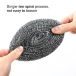 Steel Wool Ball Scrubber for Dishes, Pots, Pans, and Ovens Cleaning - Image 5