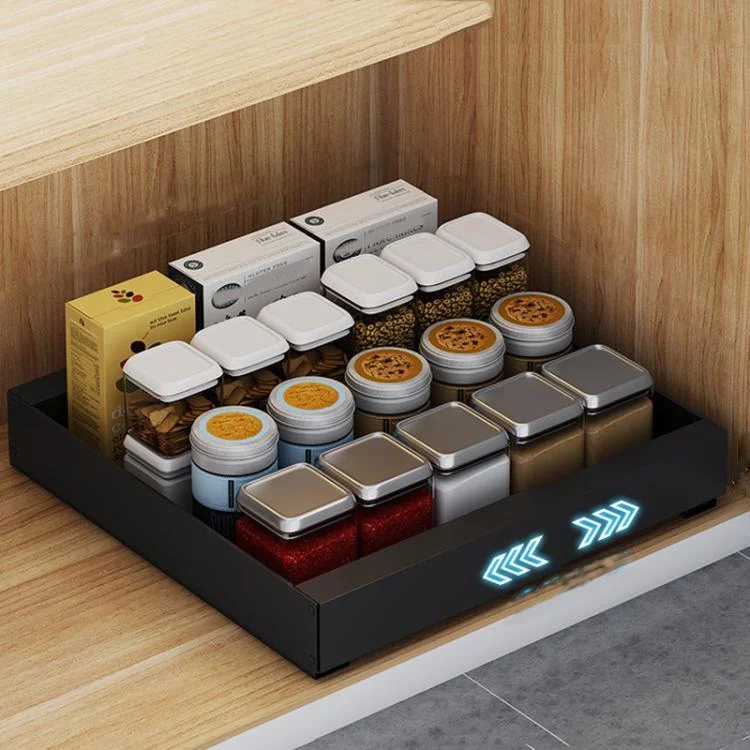 Extensible (30-46cm) Pull-out Cabinet Organizer Storage Rack Slide-out Drawer