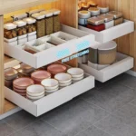 Extensible (30-46cm) Pull-out Cabinet Organizer Storage Rack Slide-out Drawer - Image 2