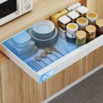 Extensible (30-46cm) Pull-out Cabinet Organizer Storage Rack Slide-out Drawer - Image 5
