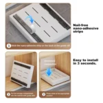 Extensible (30-46cm) Pull-out Cabinet Organizer Storage Rack Slide-out Drawer - Image 8