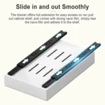 Pull-out Drainable Bowl Dish Storage Rack Cabinet Organizer Slide-out Drawer - Image 6