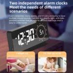 Multi-Functional LED Screen Mirror Charging Alarm Clock Reminder Visual Timer - Image 11