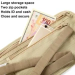 AOTU AT8853 Travelling Close Anti-theft Waist Pack Sports Thin Invisible Wallet - Image 5