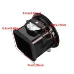 For Vauxhall Adam / Corsa D Car Air Conditioning Vents - Image 4