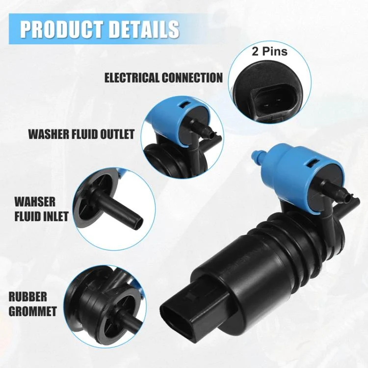 TBD06056173_4.webp For Vauxhall Corsa C / MK2 Car Windshield Washer Pump Water Spray Motor - Image 5