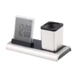 288A Multifunctional Colorful Calendar / Temperature Display LED Alarm Clock With Pen Holder