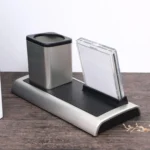 288A Multifunctional Colorful Calendar / Temperature Display LED Alarm Clock With Pen Holder - Image 5