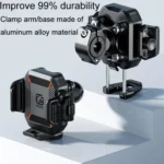 Kewig M33-C3 Outdoor Motorcycle Bike Riding Anti-Theft Shock Absorbing Cell Phone Holder - Image 7