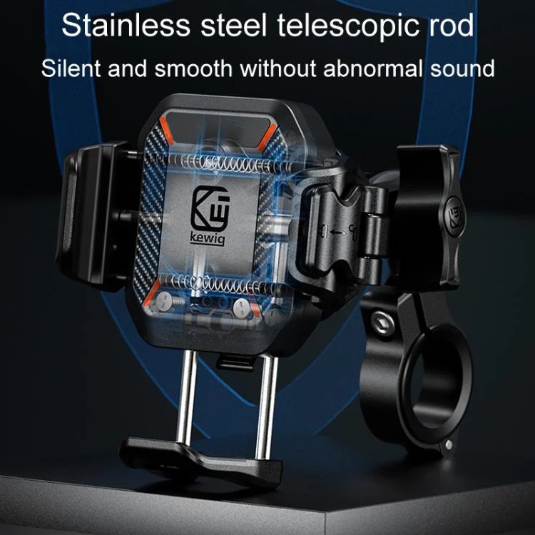 TBD06056209_B9.webp Kewig M33-C3 Outdoor Motorcycle Bike Riding Anti-Theft Shock Absorbing Cell Phone Holder - Image 10
